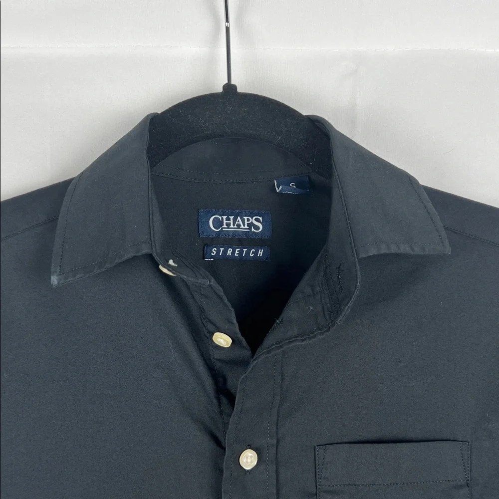 Chaps Boys Black Dress Shirt‎